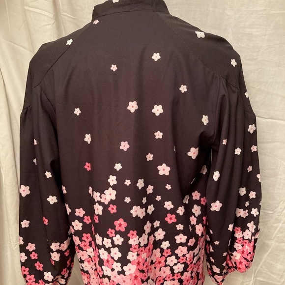 LAST CHANCE! Sheilay Floral Blouse - Pink and Black - Picture 2 of 4